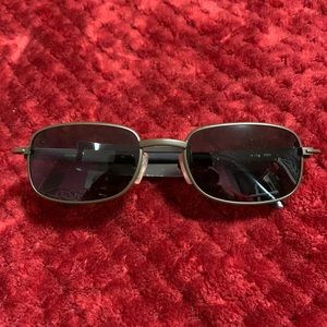 Notorio N141 brown matte metal rim sunglasses 100% UV protection polarized lens